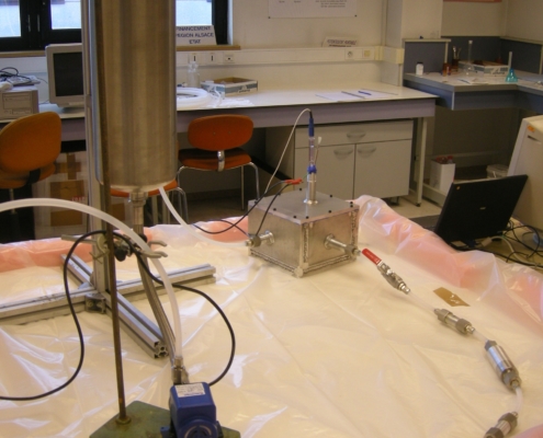 essai de corrosion réalisé dans nos laboratoires